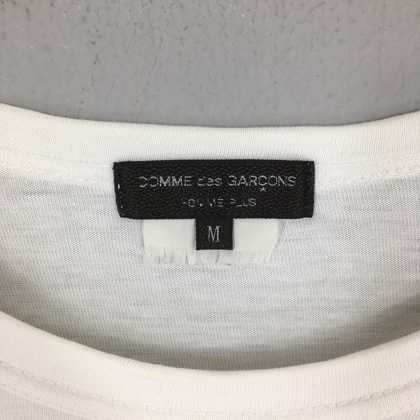 Comme Des Garcons Permission Stop White T shirt Medium