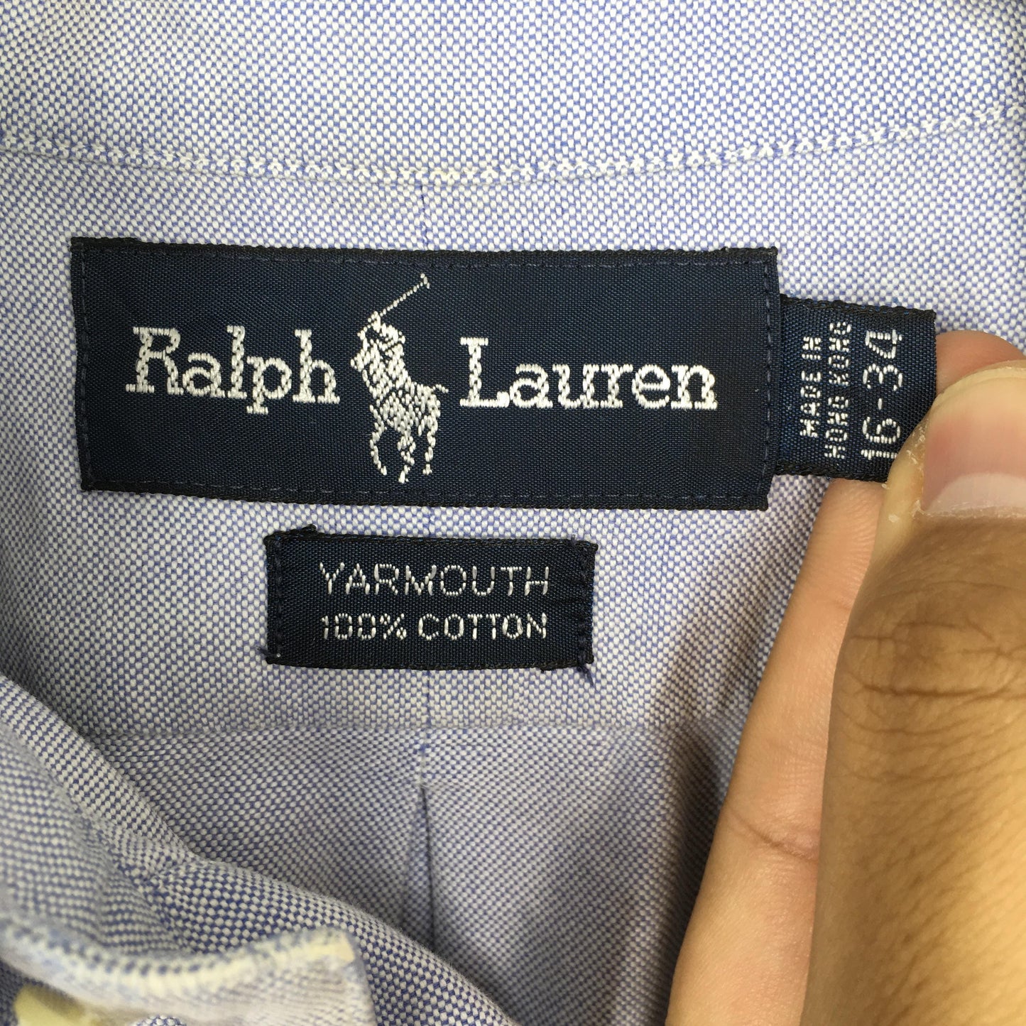 Ralph Lauren Blue Yarmout Shirt XLarge