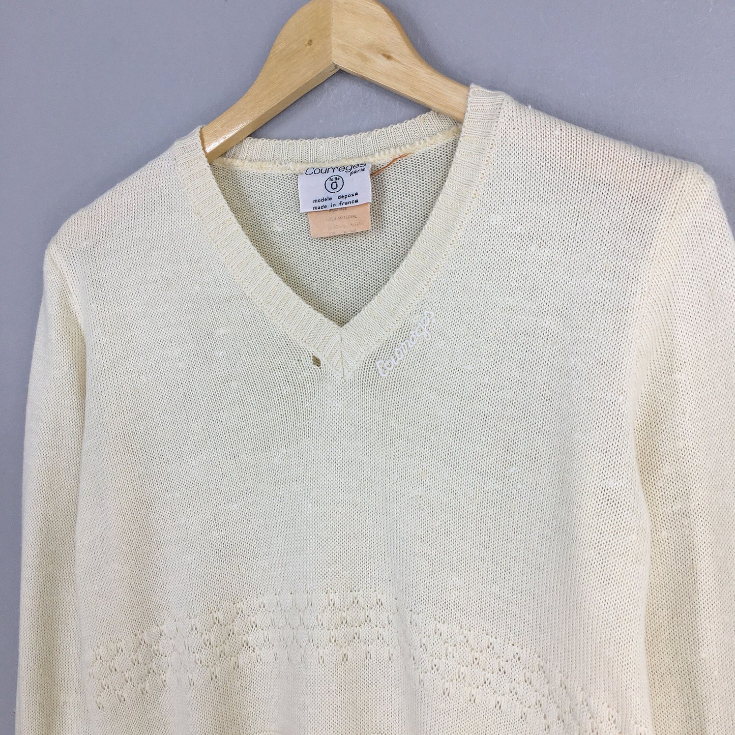 Courreges Paris Wool Sweater XSmall