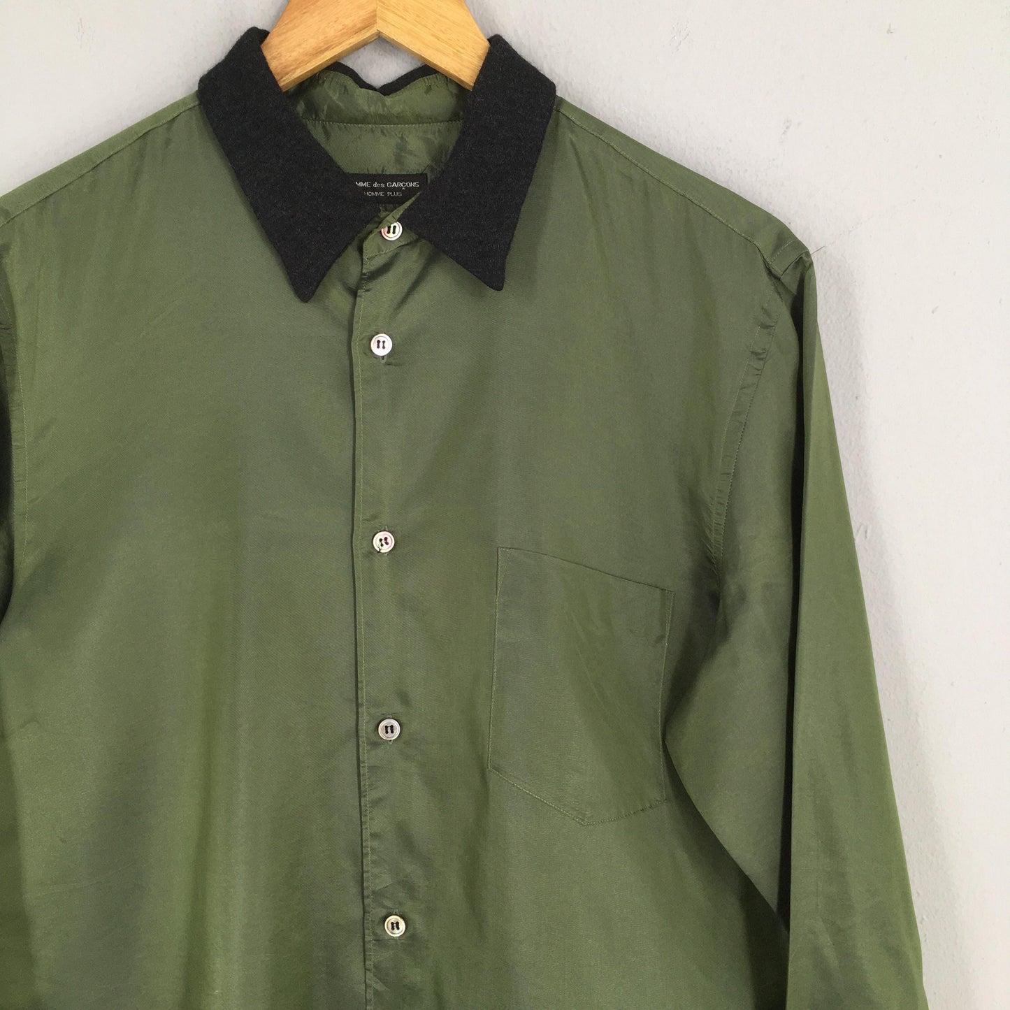 AD1996 Comme Des Garcons Homme Plus Green Shirt Medium