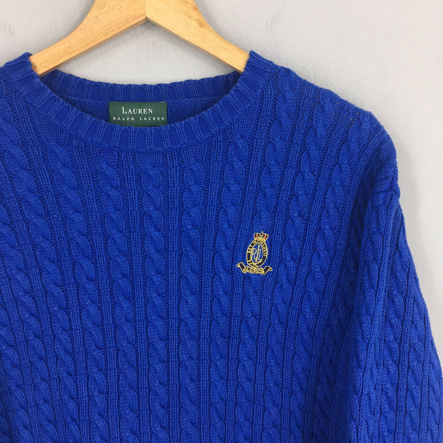 Polo Ralph Lauren Woven Women Knitwear Large