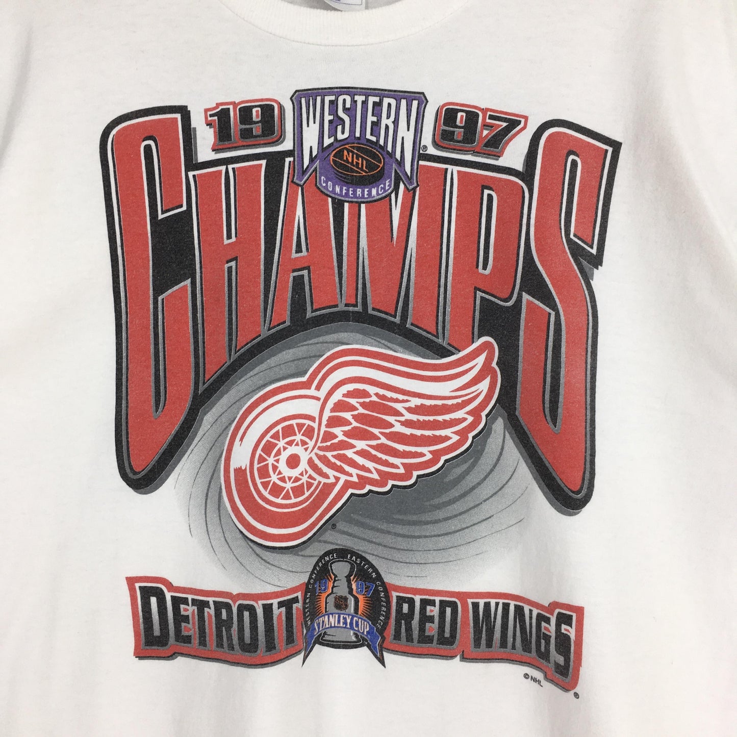 Detroit Red Wings NHL White Tshirt XXLarge