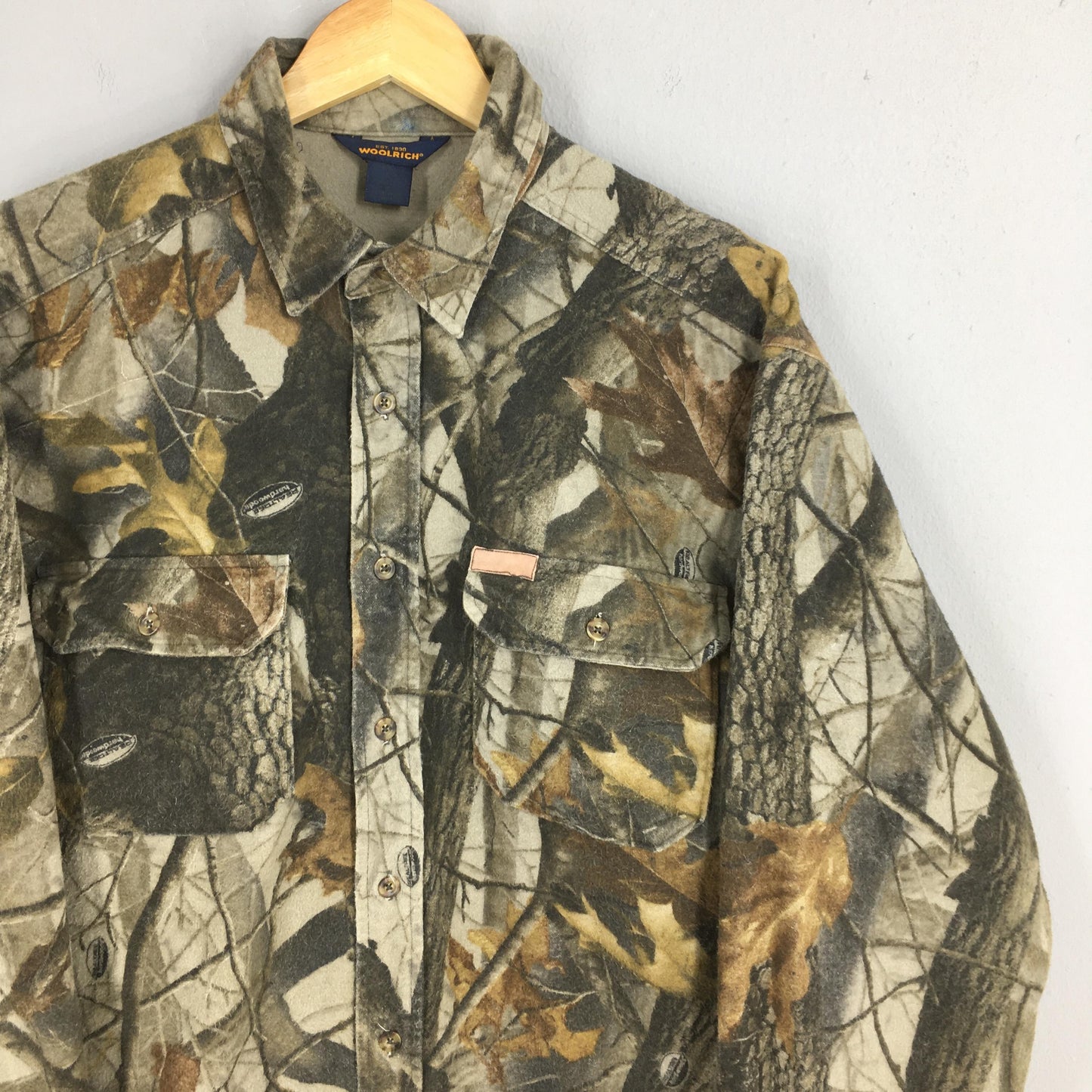 Woolrich Mossy Oak Camo Shirt XLarge