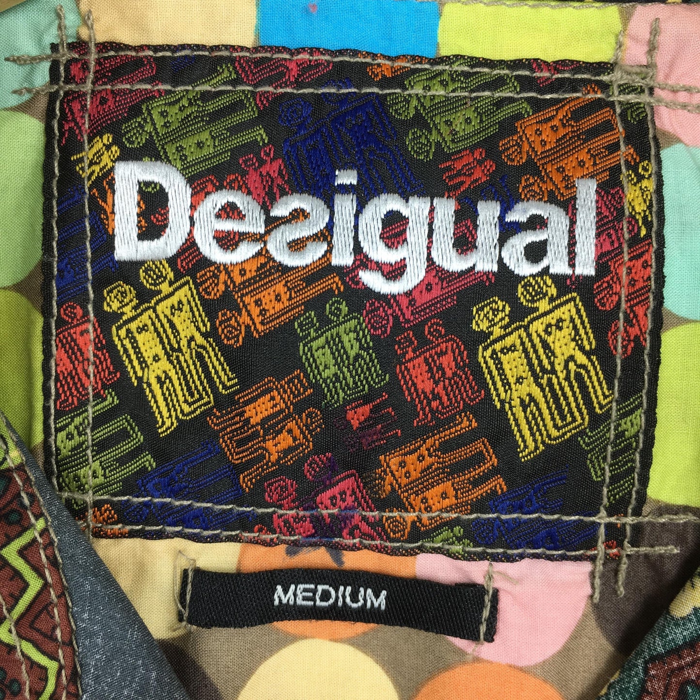 Desigual Funky Pop Art Multicolor Shirt Medium