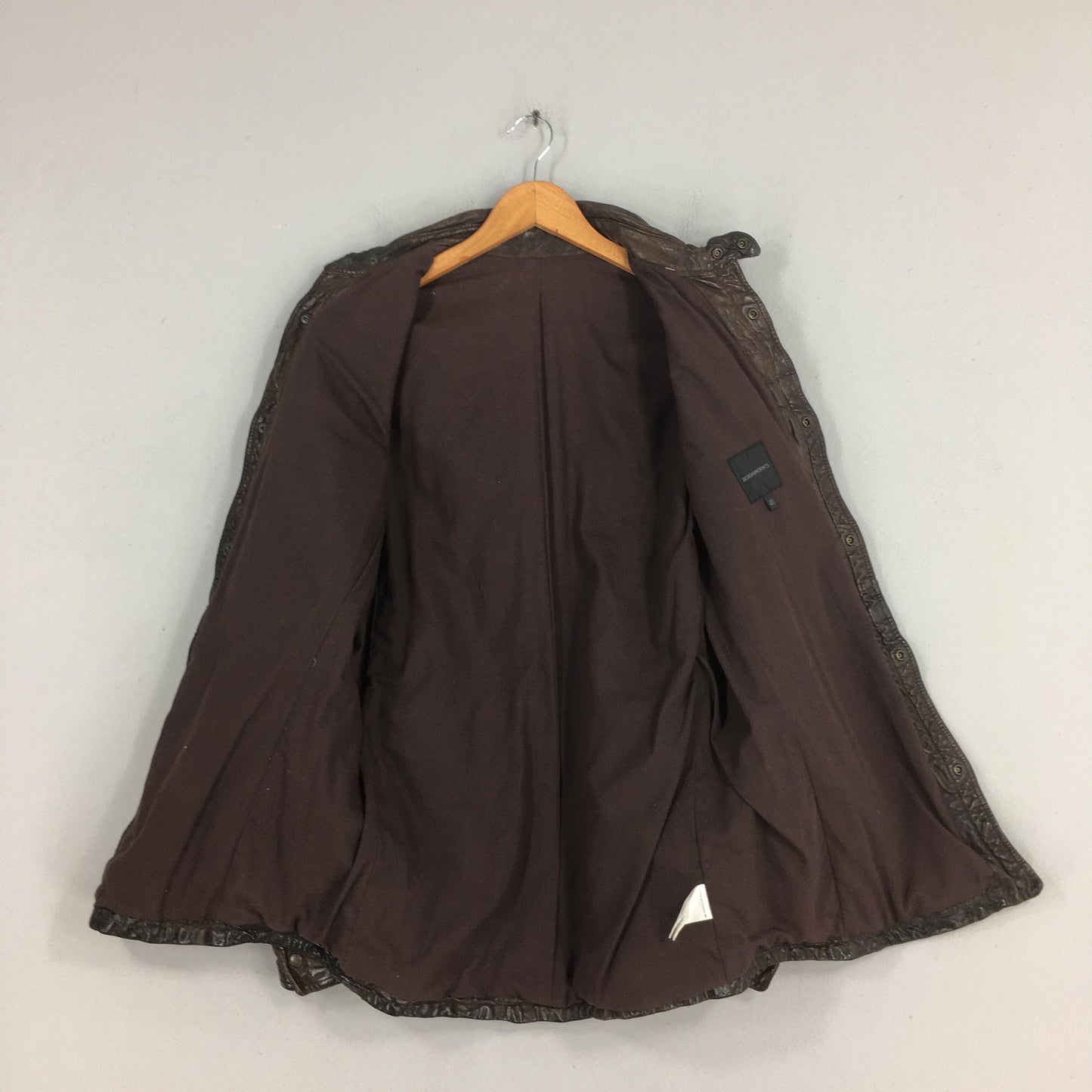 Japanese Designworks Sheepskin Brown Leather Jacket Medium