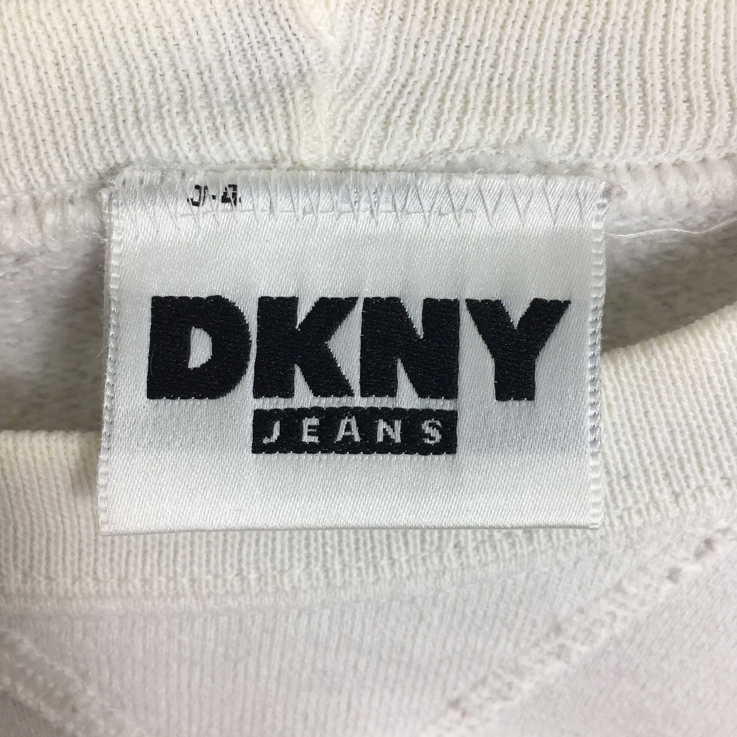 Dkny Jeans White Sweatshirt XXLarge