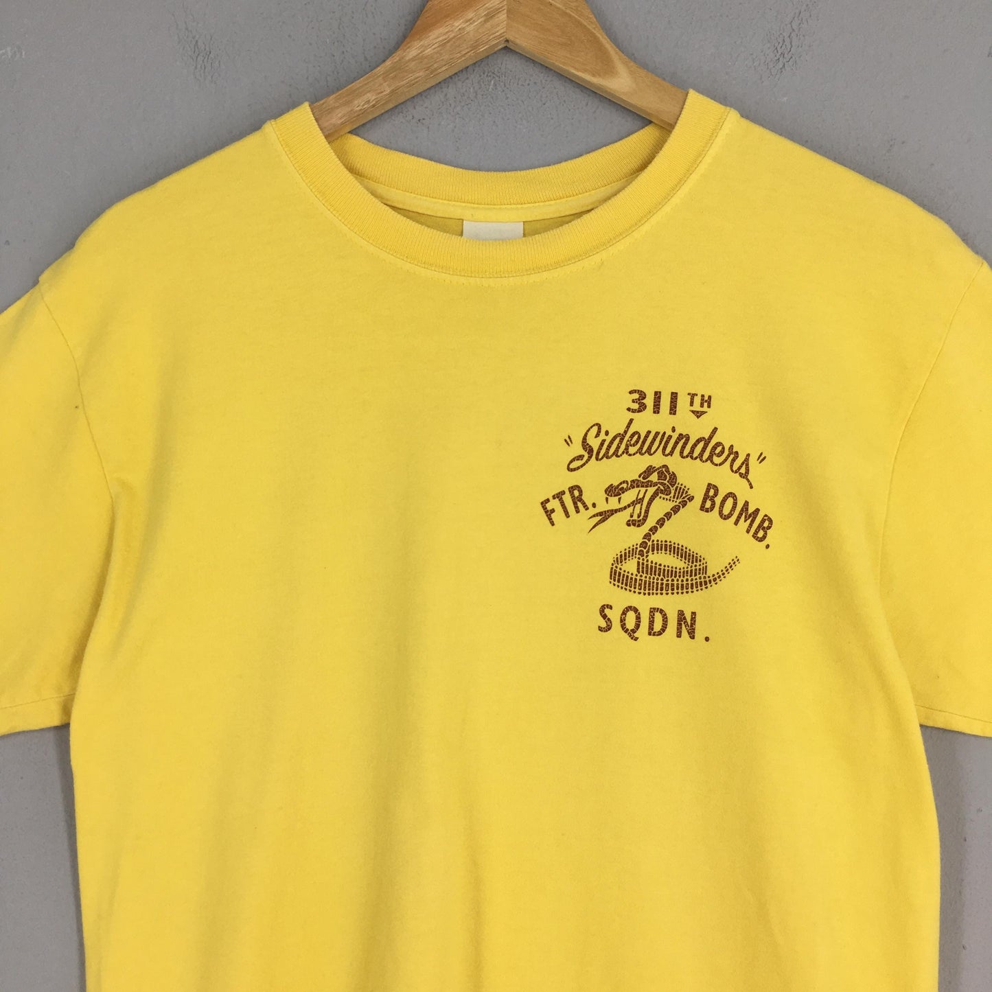 Buzz Rickson Us Air Forces Yellow T shirt Medium