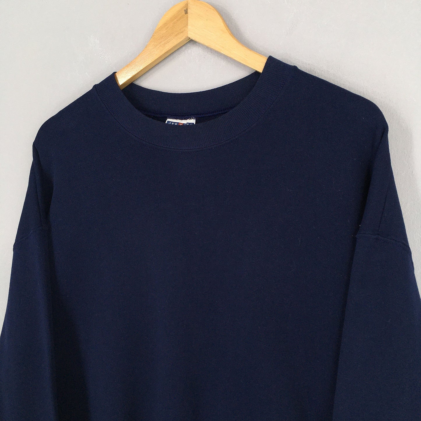 Jerzees Usa Plain Blue Sweatshirt Large