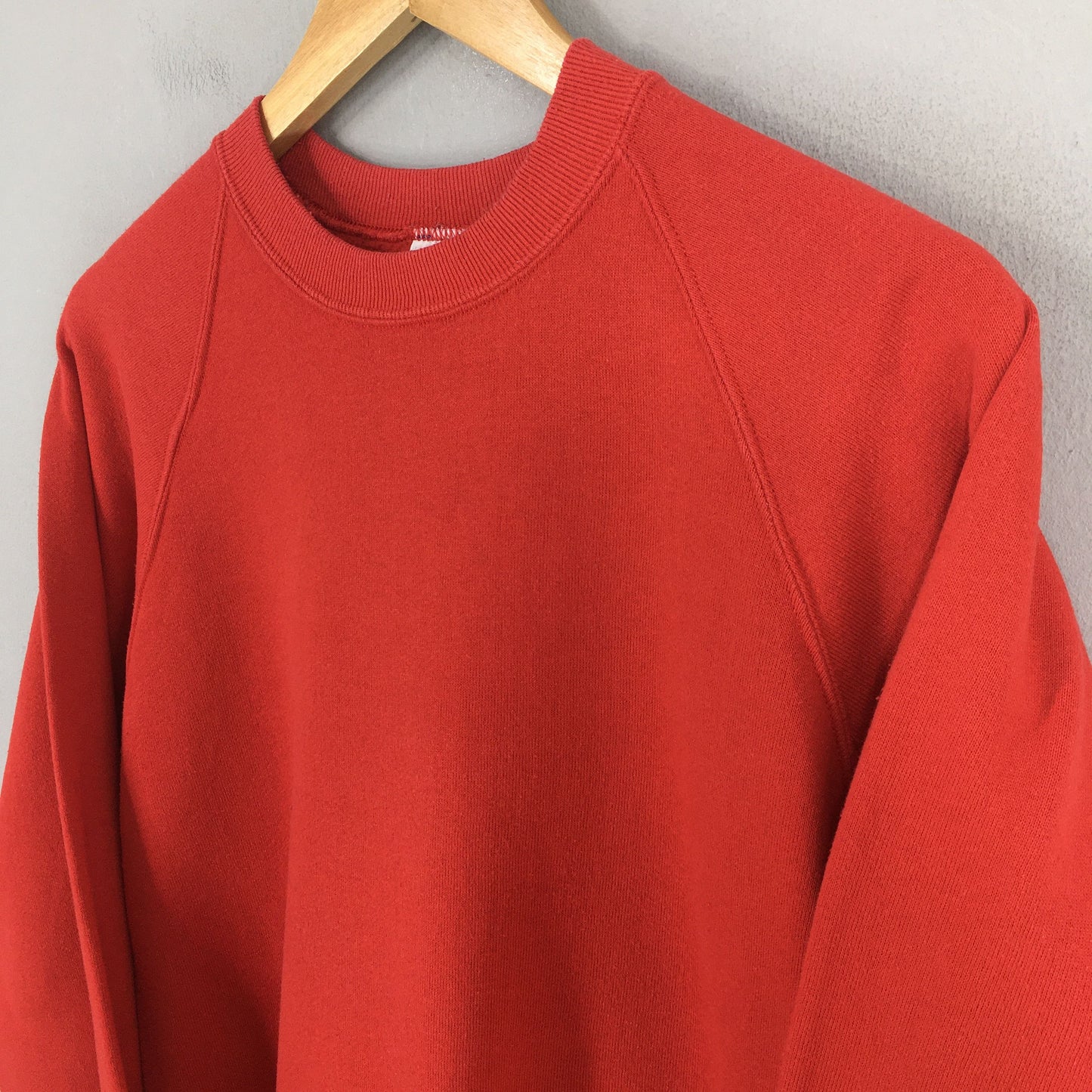 Jerzees Usa Plain Red Sweatshirt Large