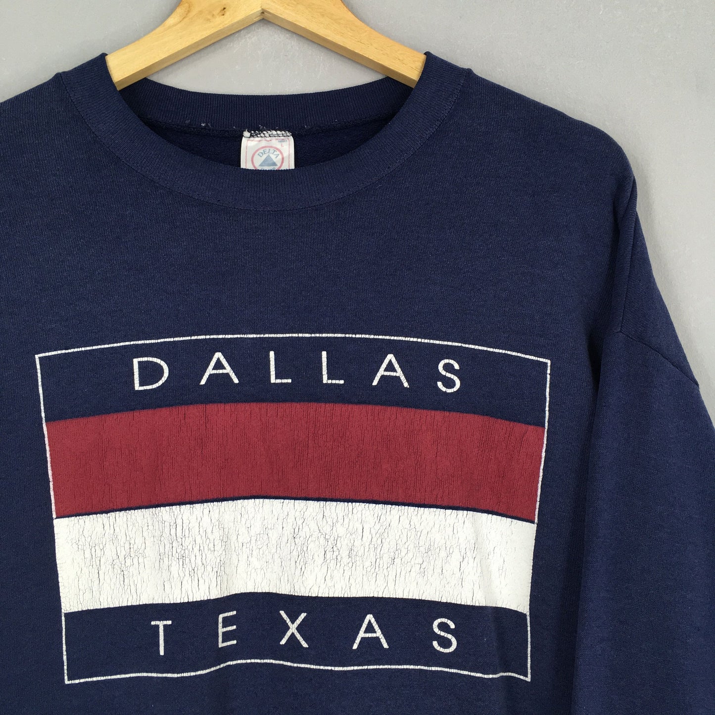 Dallas Texas Blue Sweatshirt Large