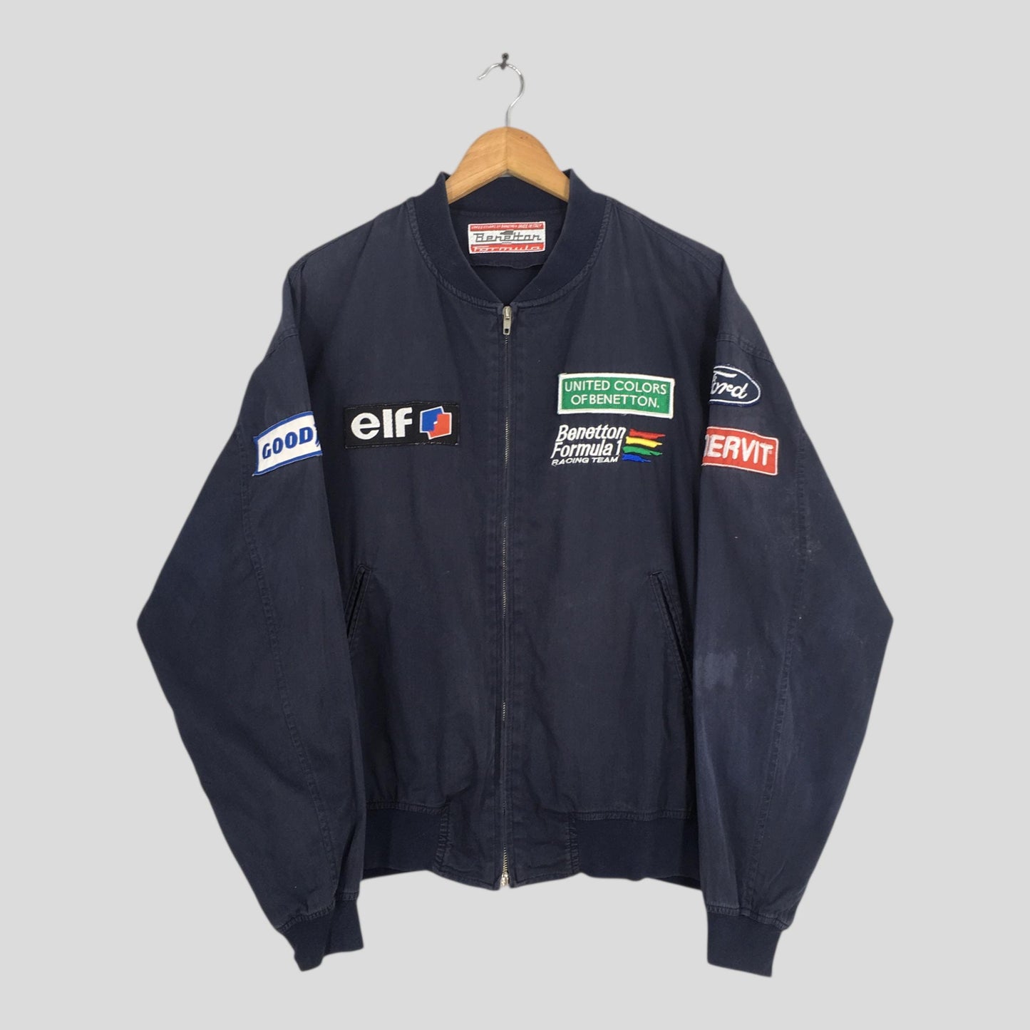 Benetton Mild Seven Formula 1 Embroidered Jacket XLarge