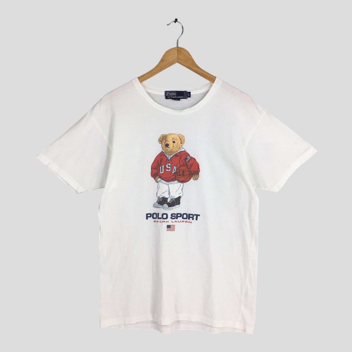 Polo Bear Ralph Lauren Nba Basketball T shirt Small