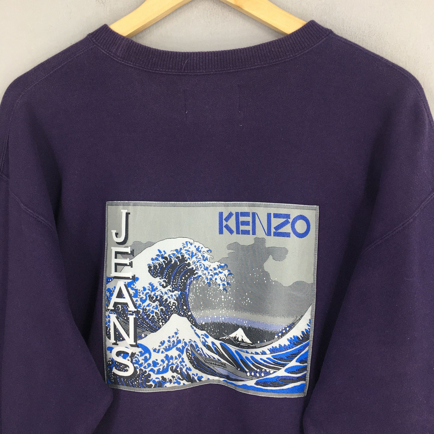 Kenzo Jeans Purple Sweatshirt Large