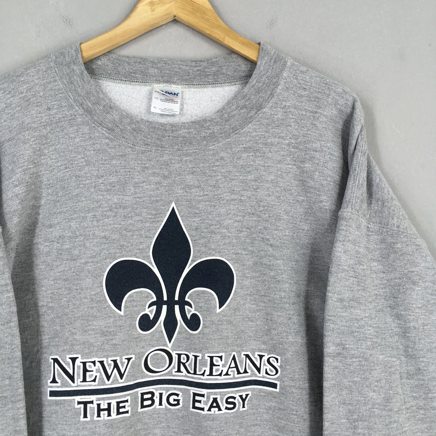 New Orleans Gray Sweatshirt XLarge