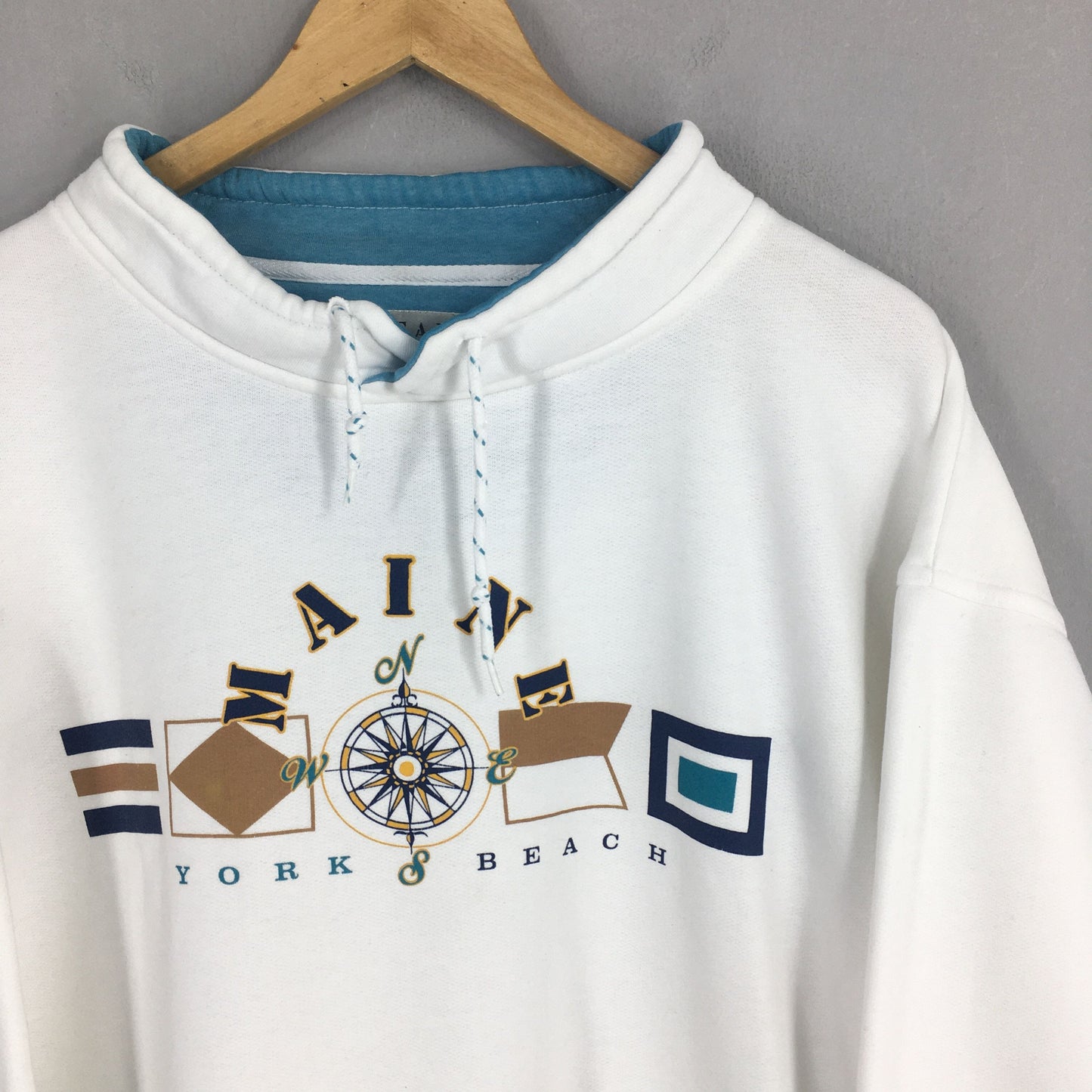 Maine Usa York Beach Sweatshirt XLarge