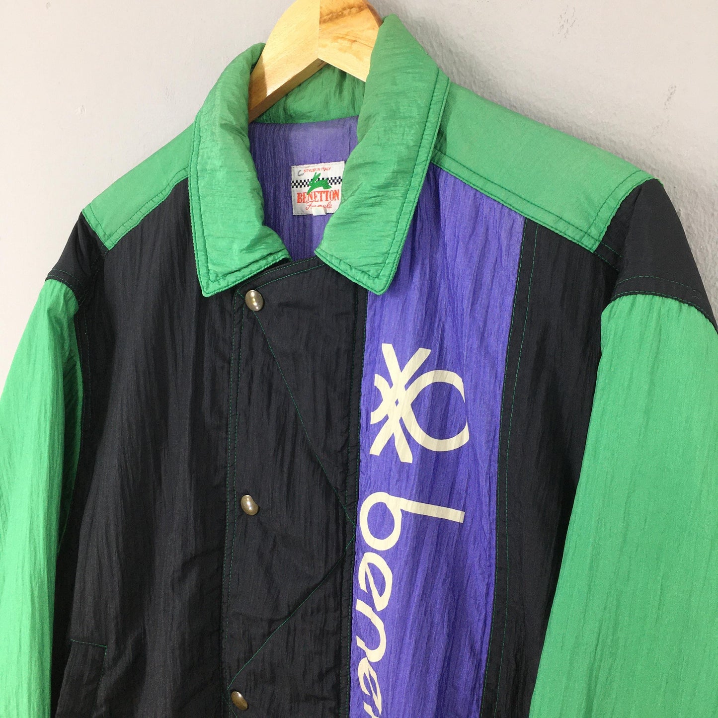 Benetton Formula 1 Windbreaker Jacket XLarge