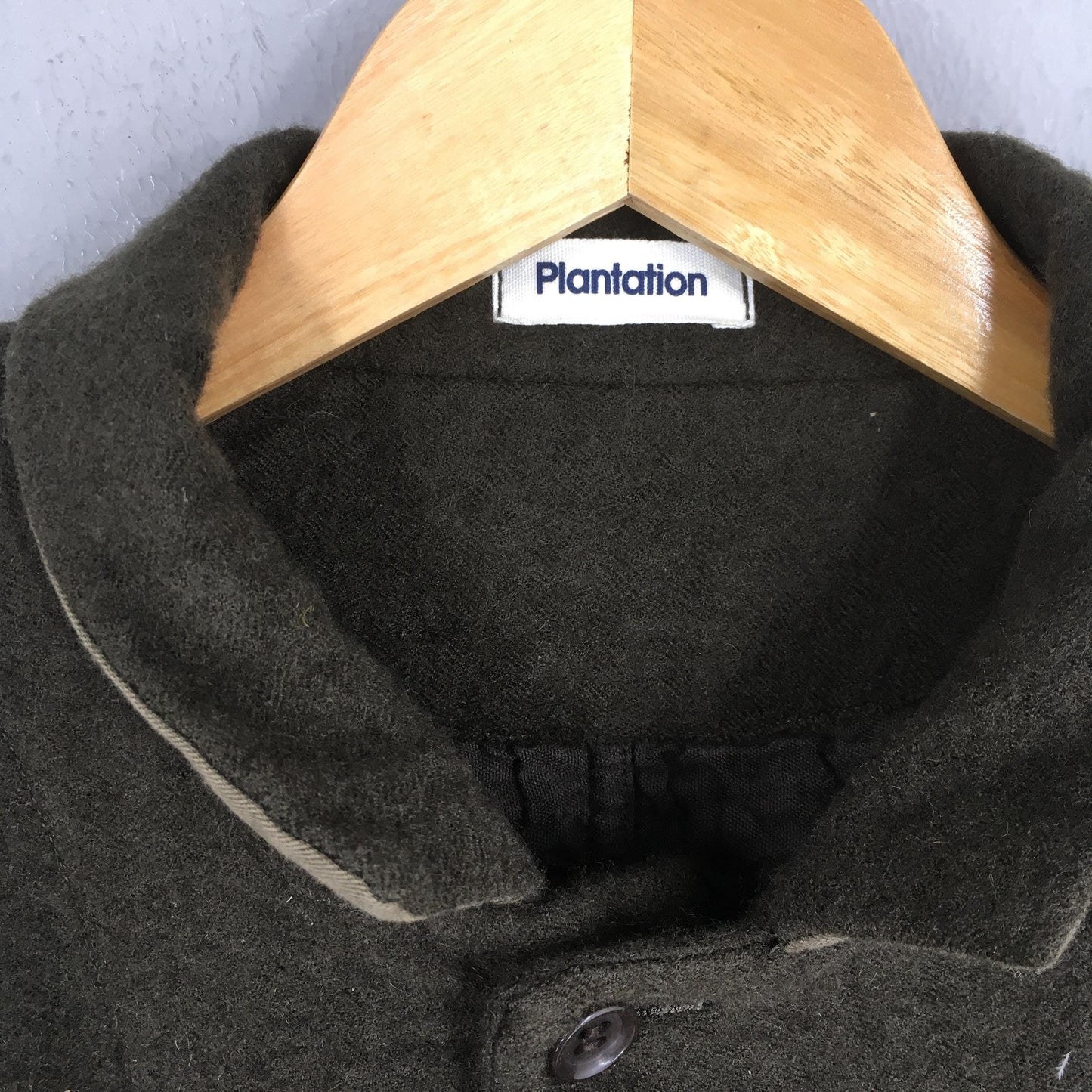 Issey Miyake Plantation Green Wool Jacket Medium