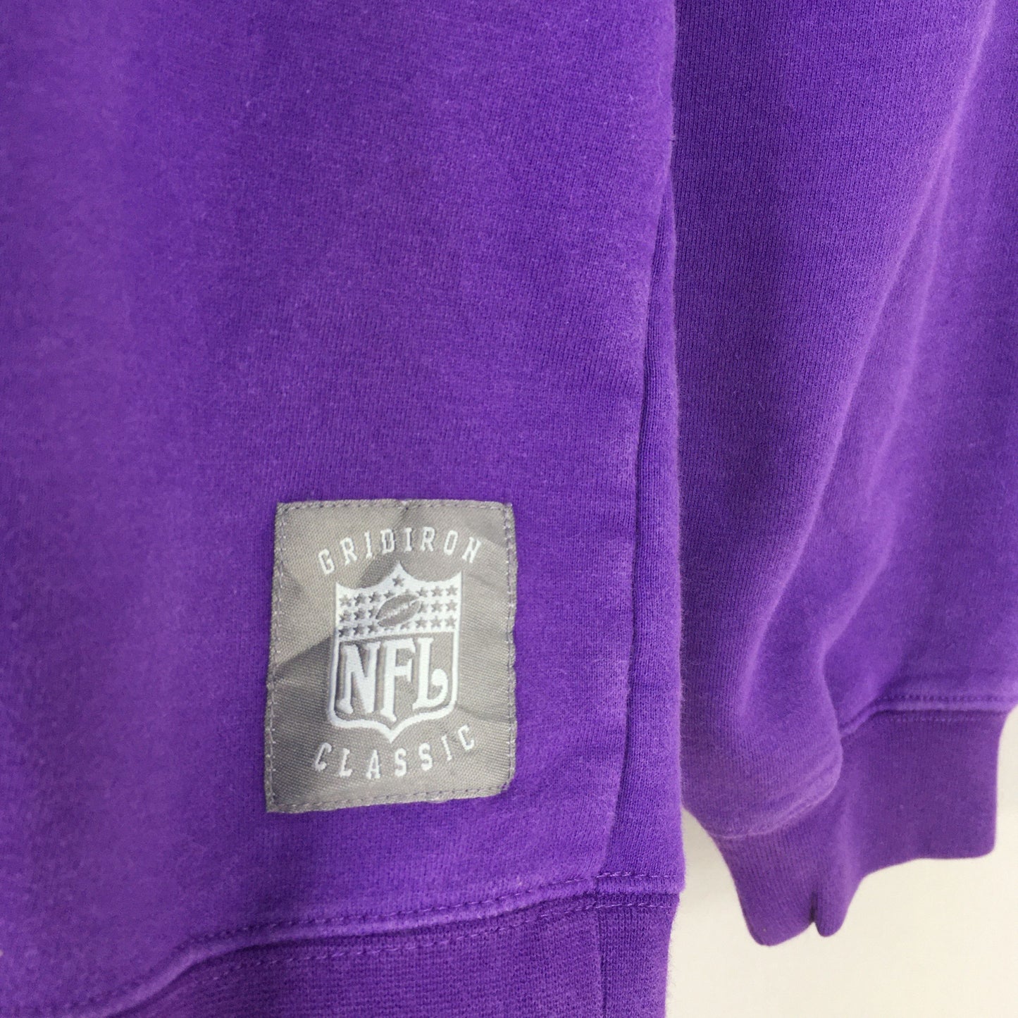 Minnesota Vikings NFL Rugby Purple Crewneck Large