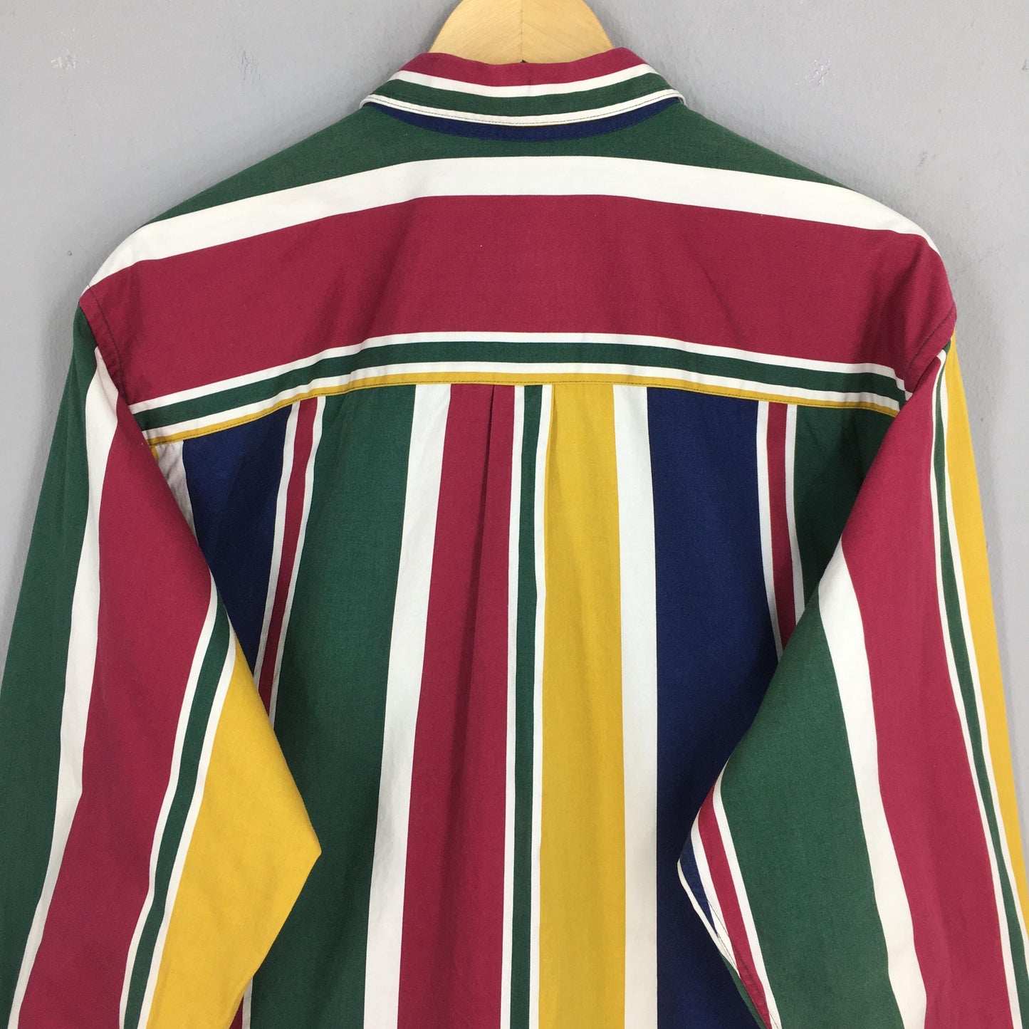 Multicolor Stripes Brushpopper Shirt Large