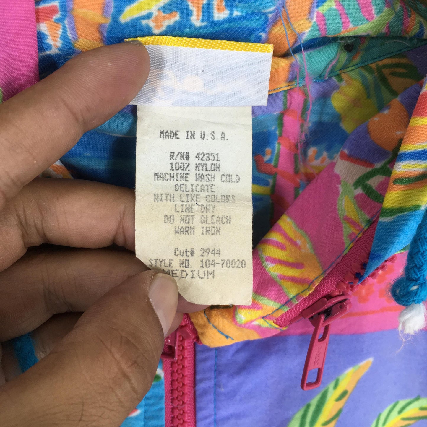 Ken Done Australia Beach Pop Art Jacket Medium