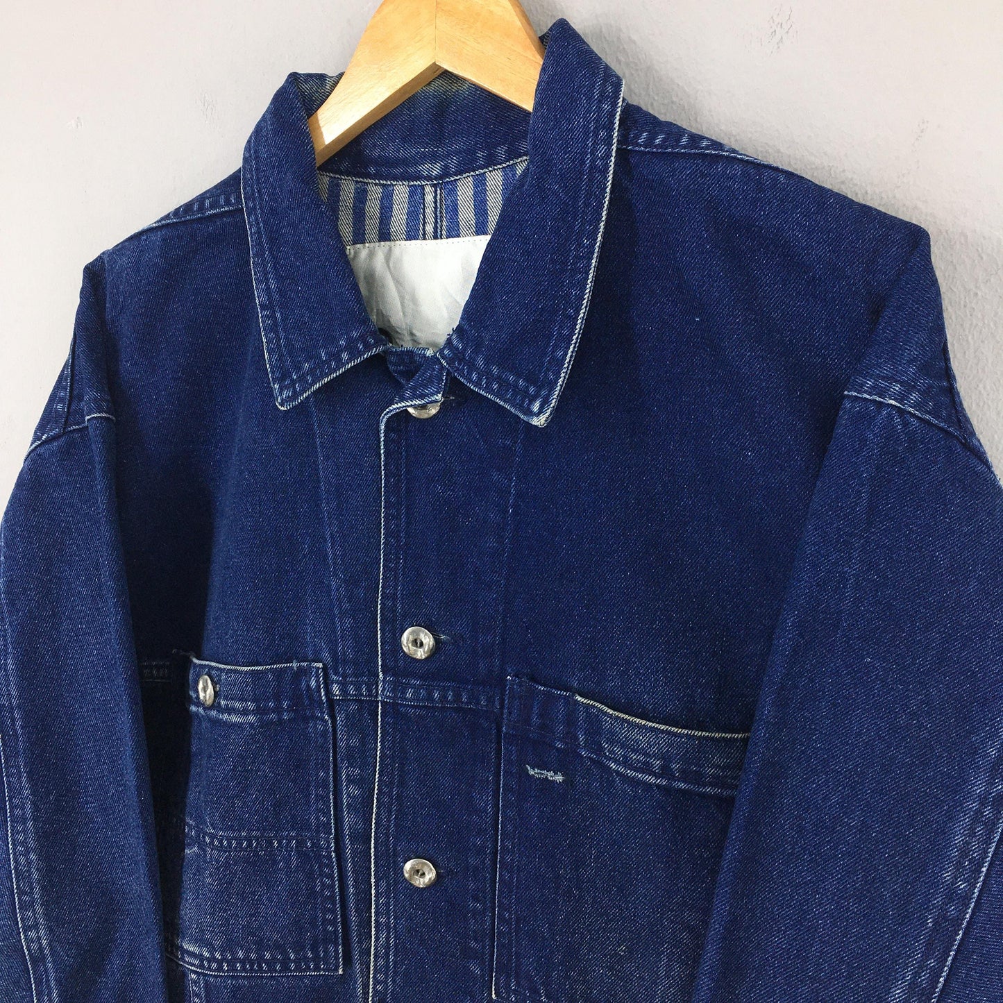 Jean Of Plantation Issey Miyake Denim Jacket Medium