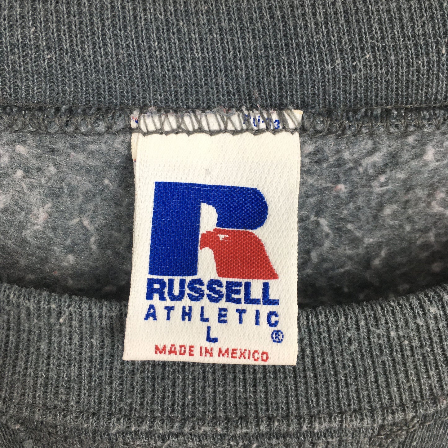 Russell Athletic Gray Plain Sweatshirt Large