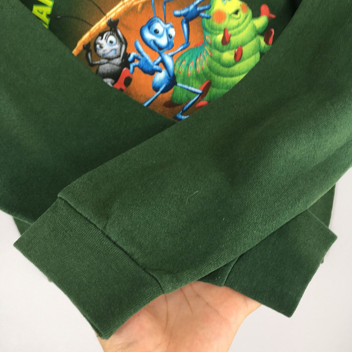 A Bug's Life Green Sweatshirt Small