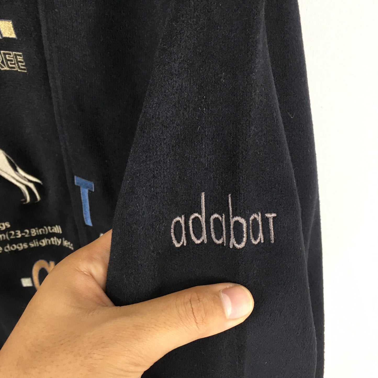 Adabat Dog Black Sweatshirt Large