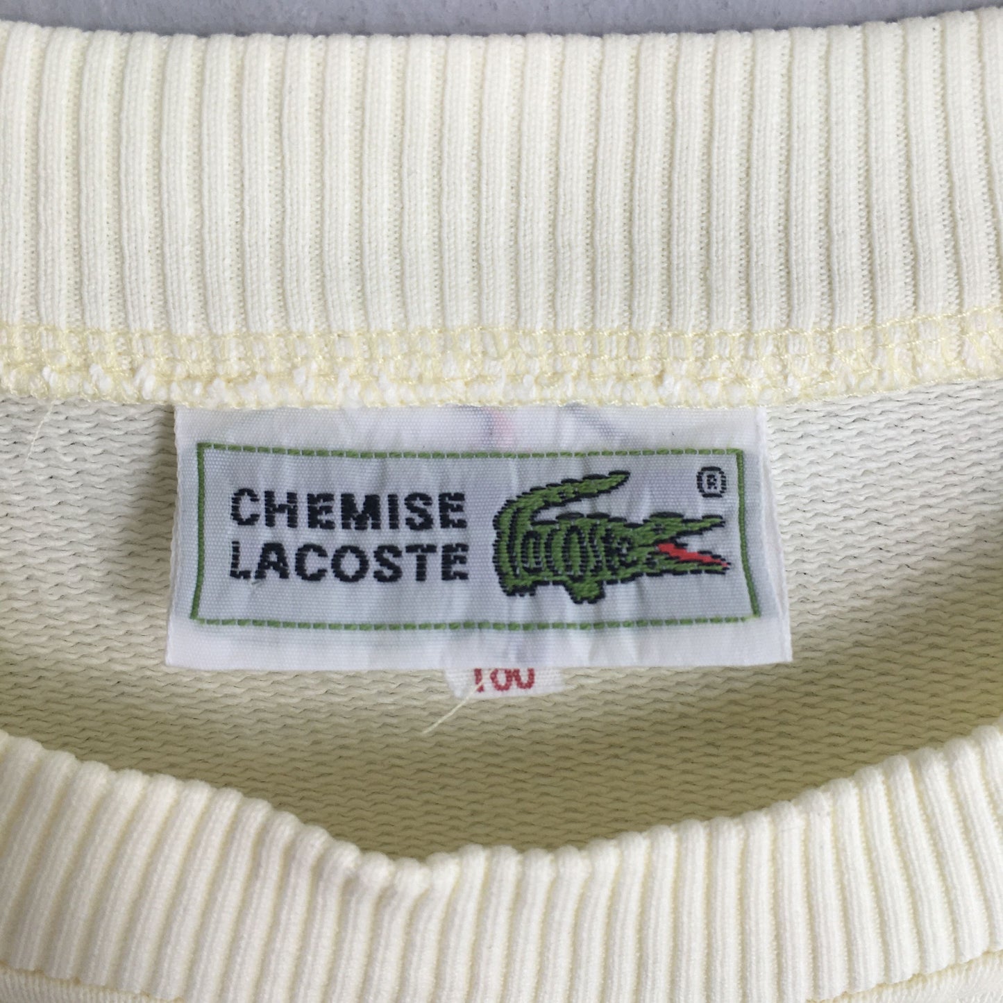 La Chemise Lacoste Yellow Sweatshirts Small