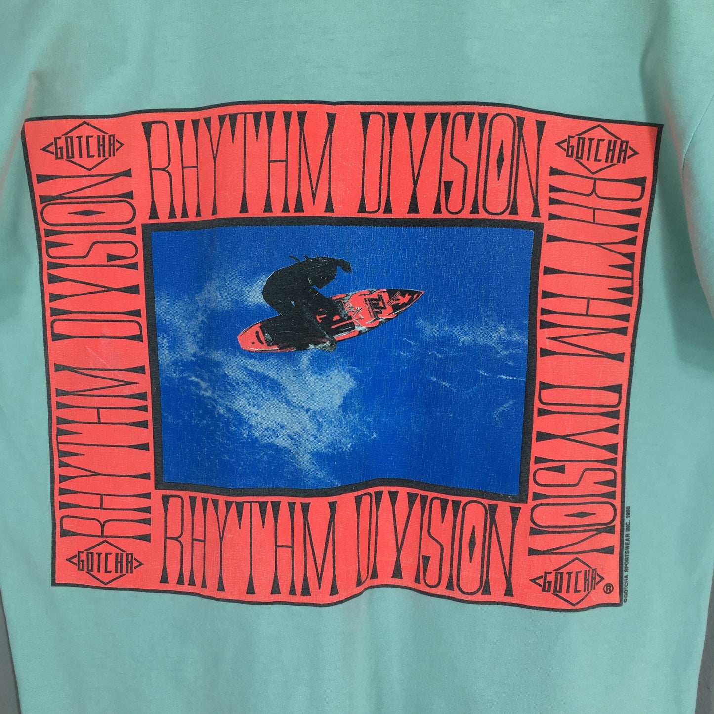 Gotcha Hawaii Surf Green T shirt Medium