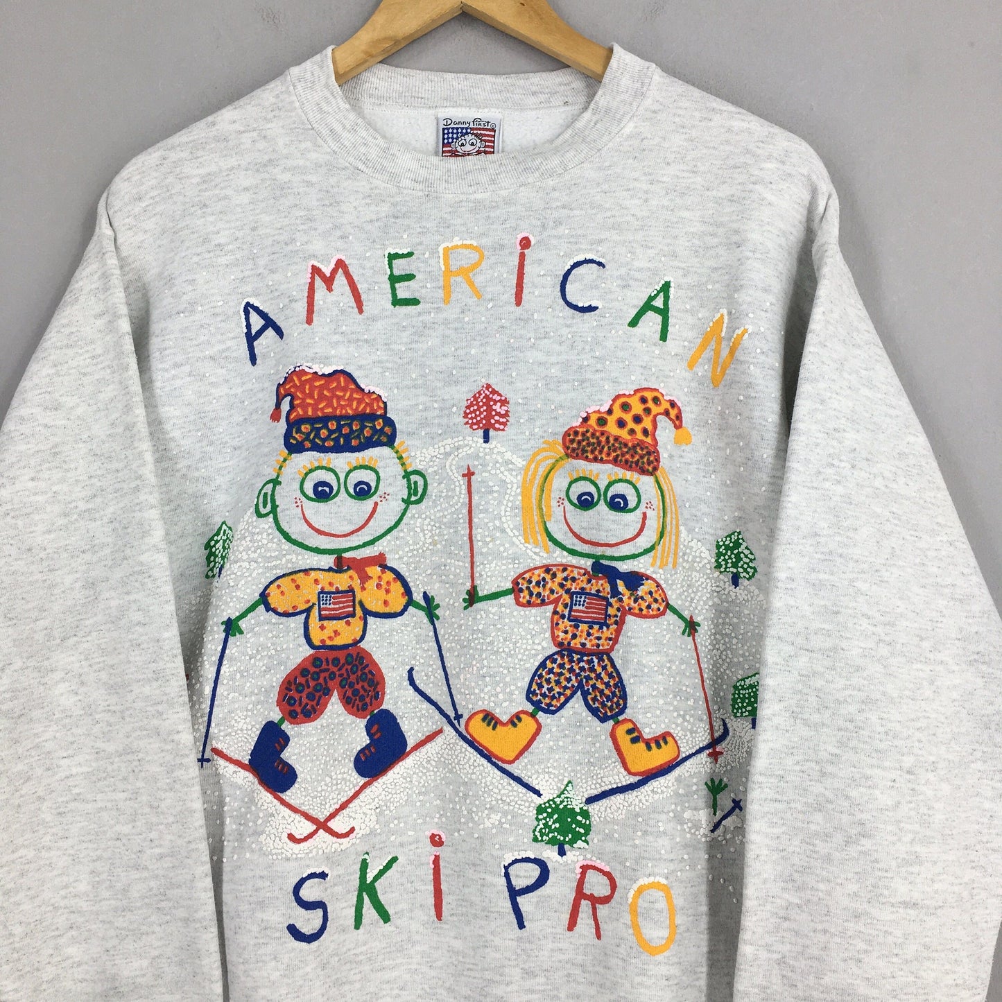 America Ski Pro Danny First Sweatshirt Medium