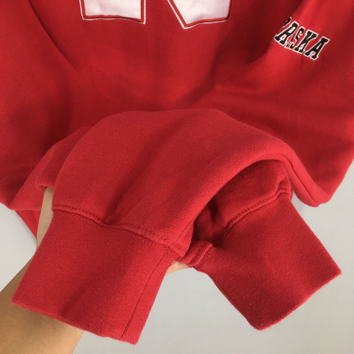 Nebraska Huskers Embroidery Sweatshirt Large