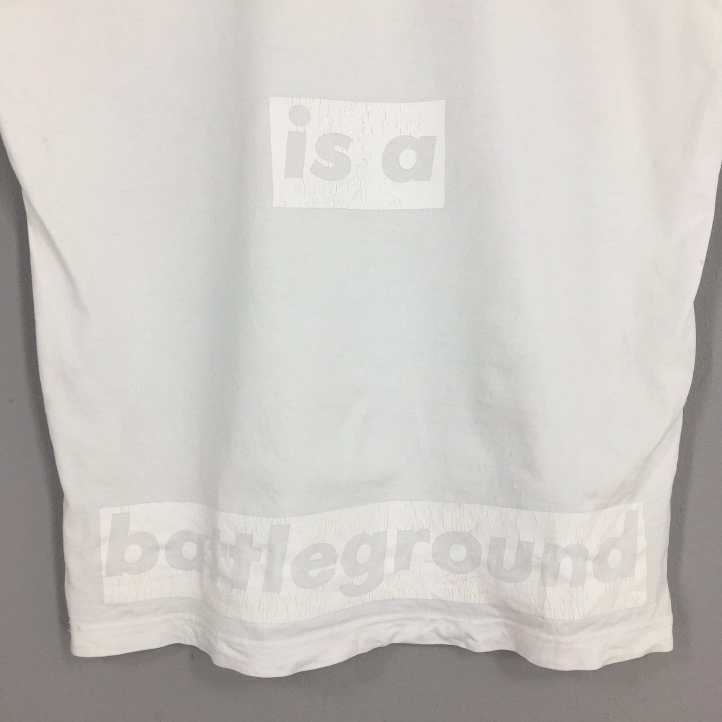 Barbara Kruger Pop Art White Tshirt Small