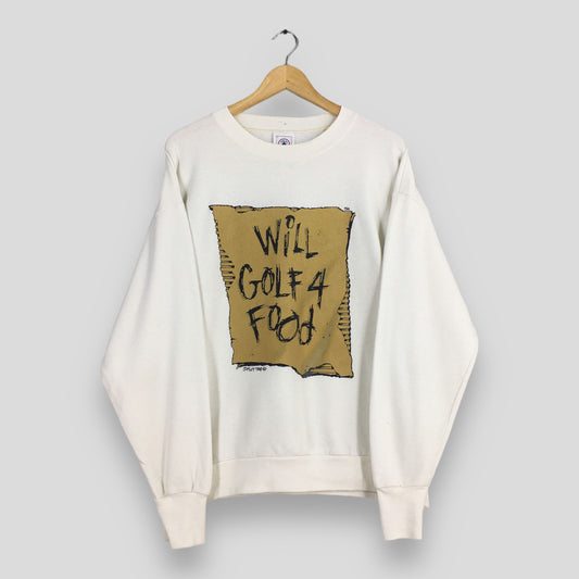 Will Golf 4 Food Sweatshirt Large