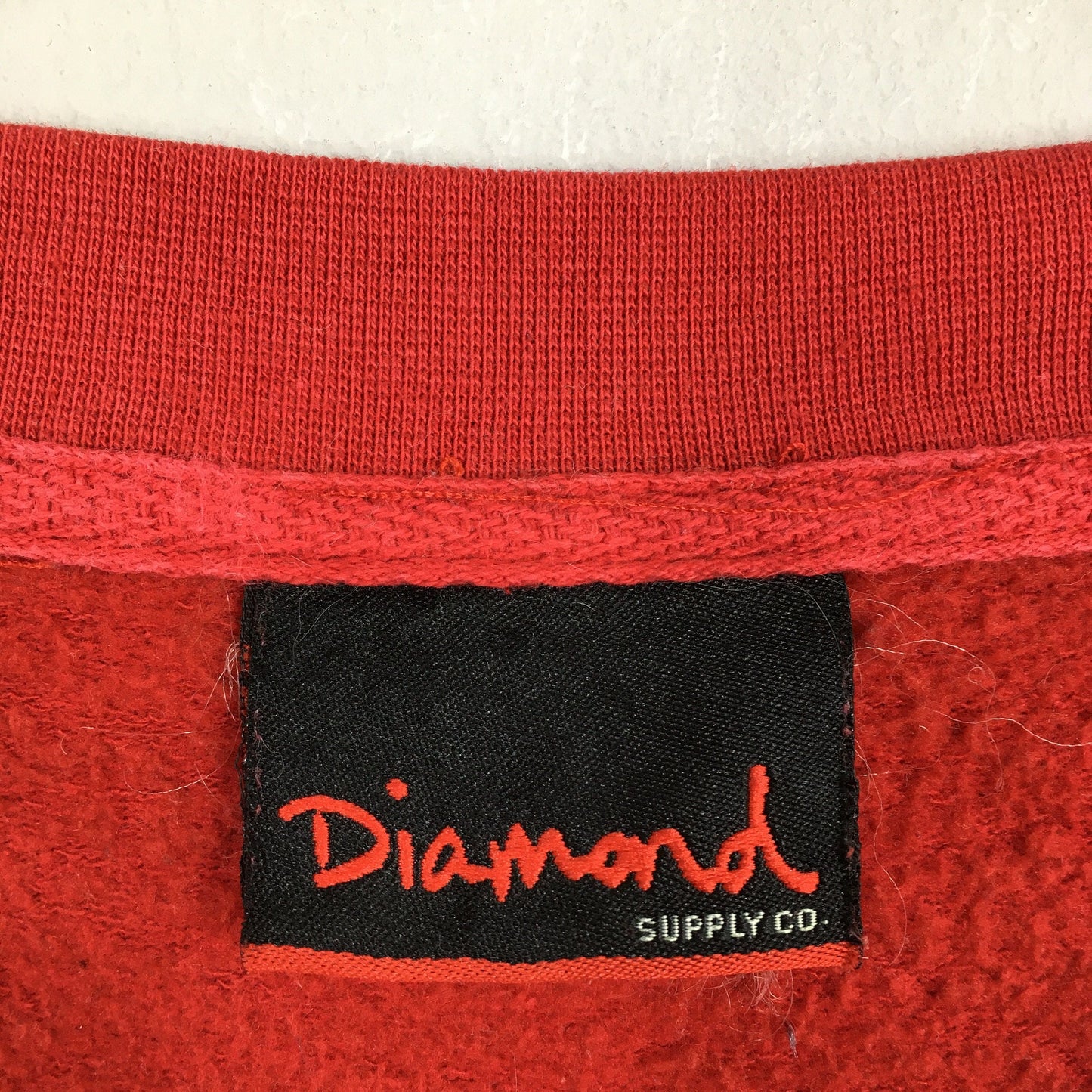 Diamond Supply Co Red Sweater Small