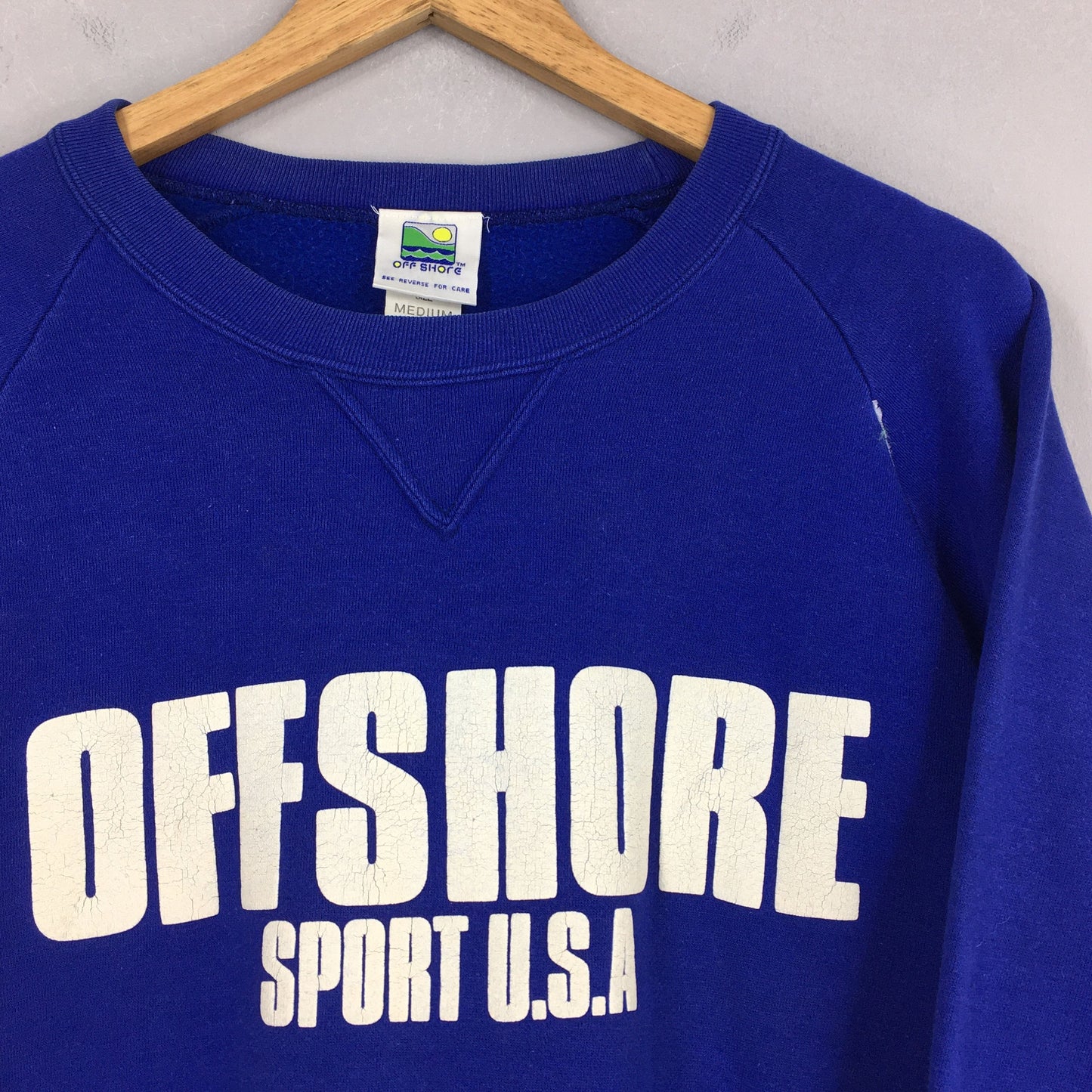 Offshore Sport USA Blue Sweatshirt Medium