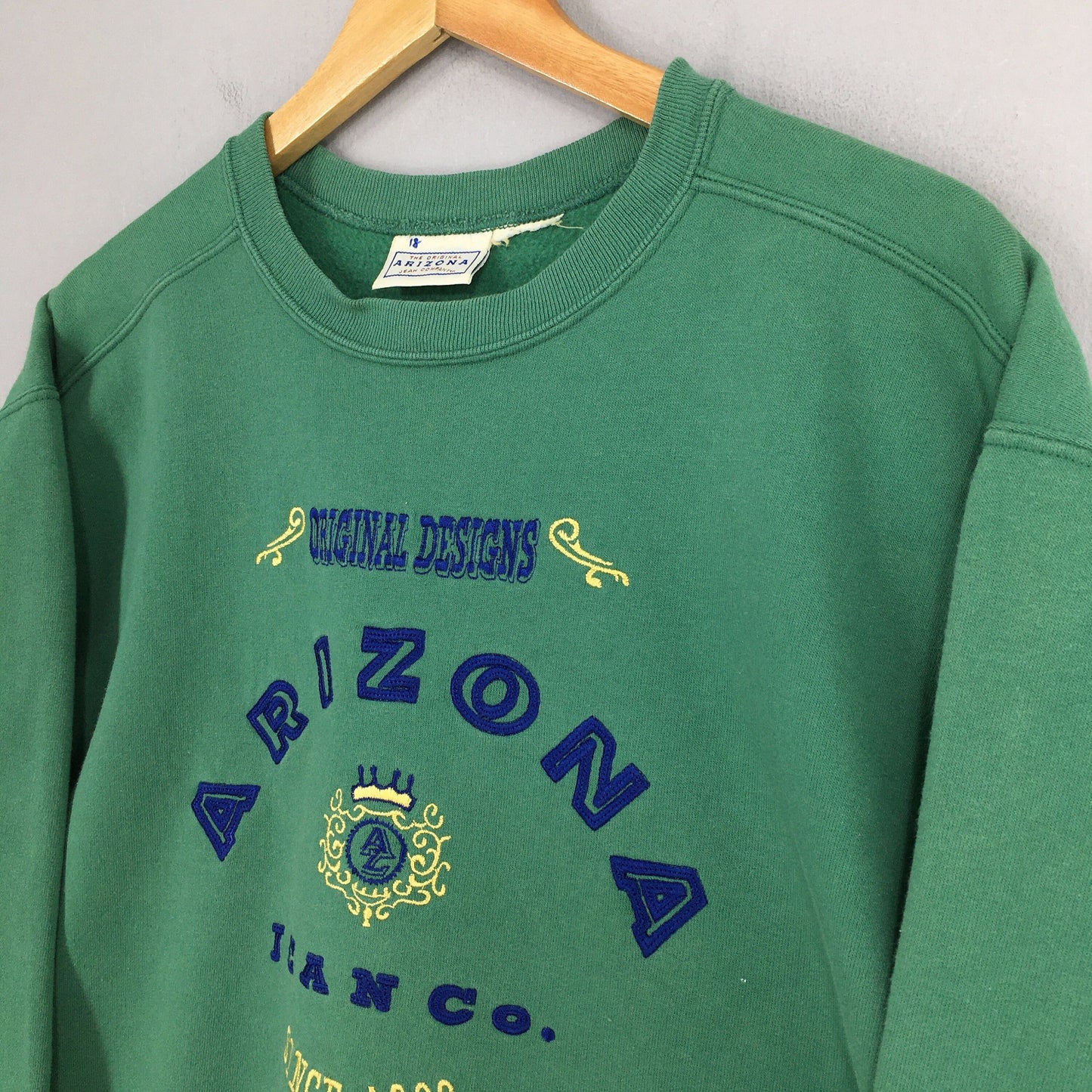 Arizona Jeans U.S.A Green Sweatshirt Medium