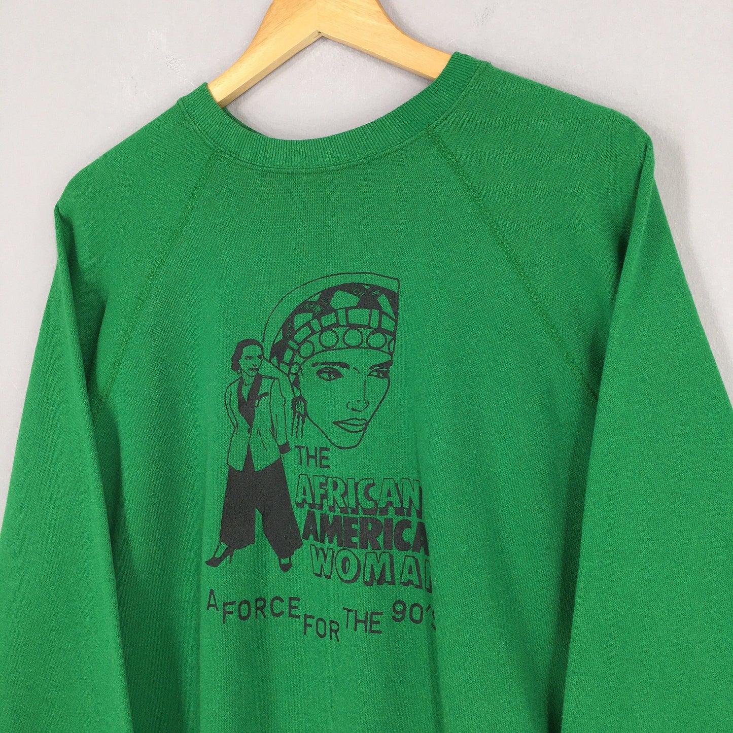 The African American Woman Crewneck Pullover XLarge