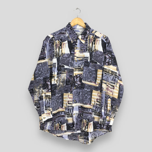 Baroque Abstract Casual Shirt Medium