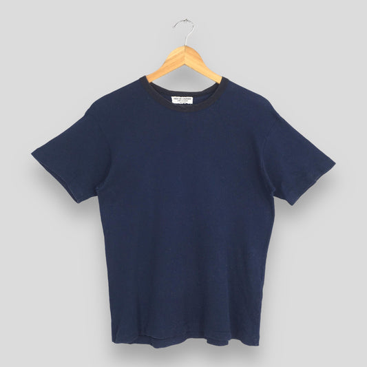 Comme Des Garcons Plain Blue Tshirt Medium