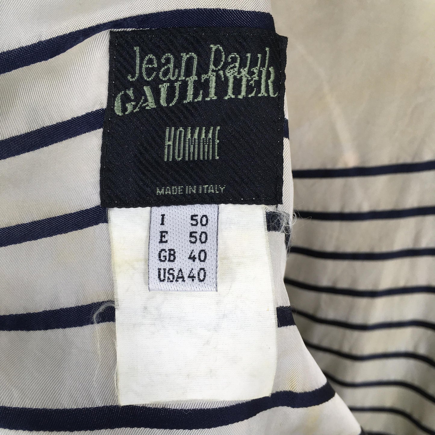 Jean Paul Gaultier Homme Rayon Jacket Medium