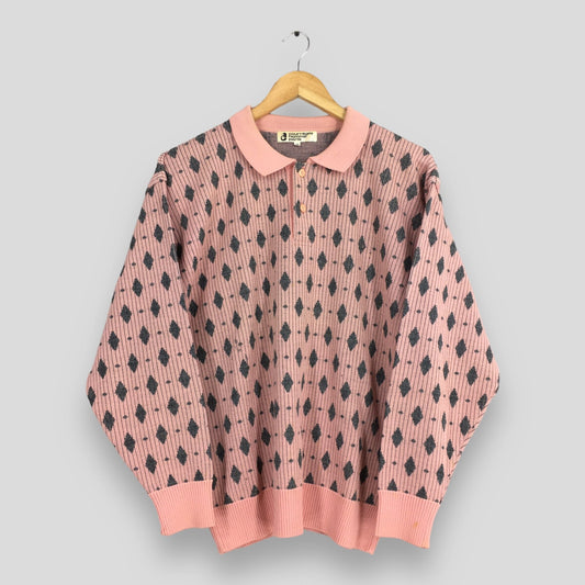 Courreges Homme Paris Pink Sweatshirt Medium