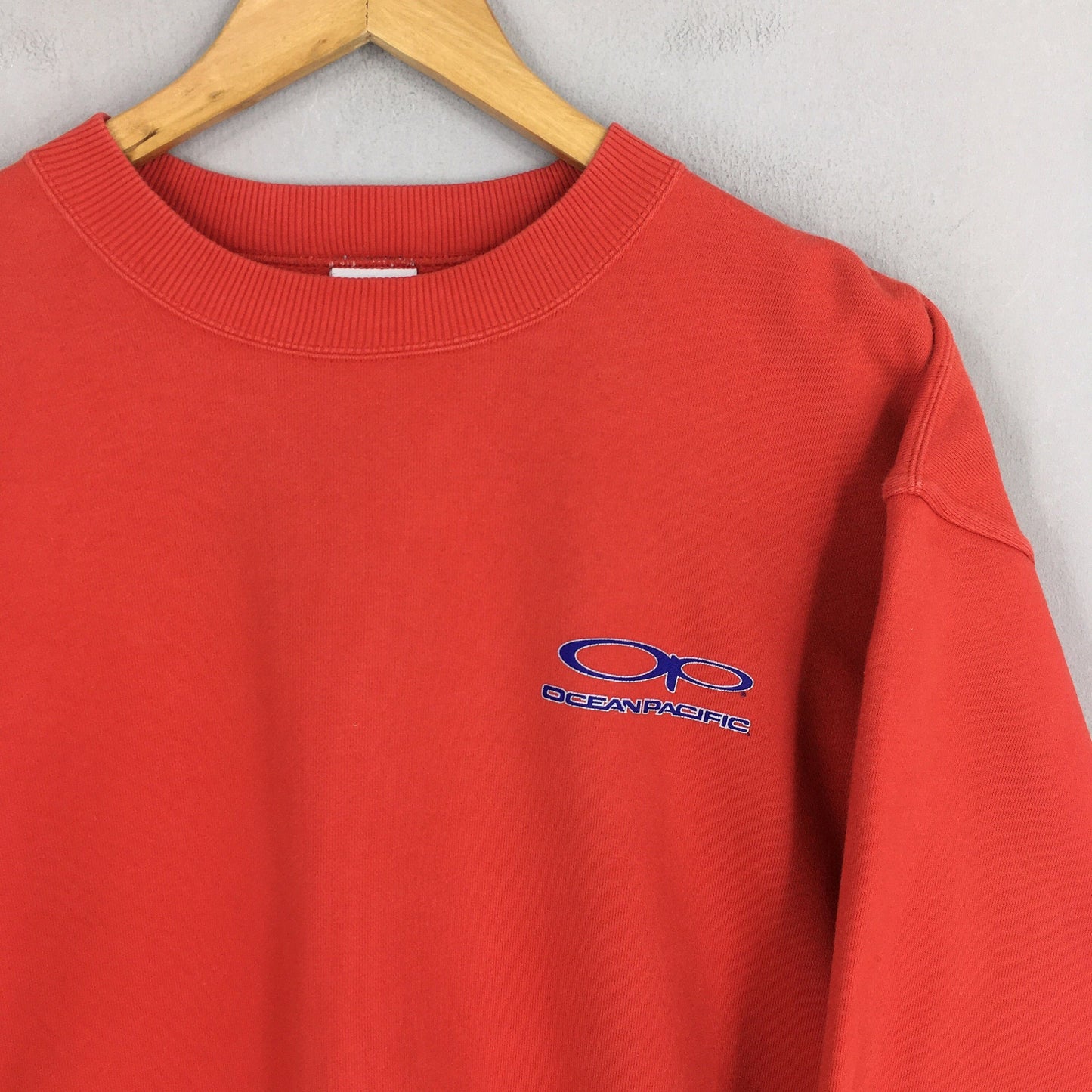 OP Ocean Pacific Surfing Red Sweatshirt Medium