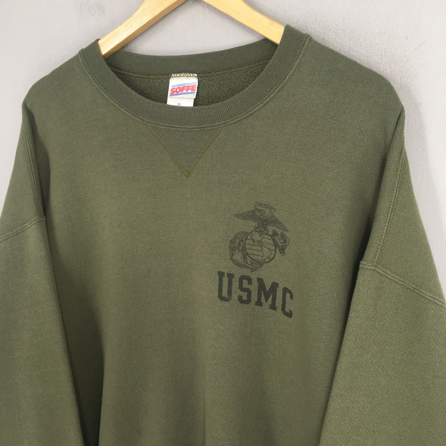 Usmc Marines Green Sweatshirt XLarge