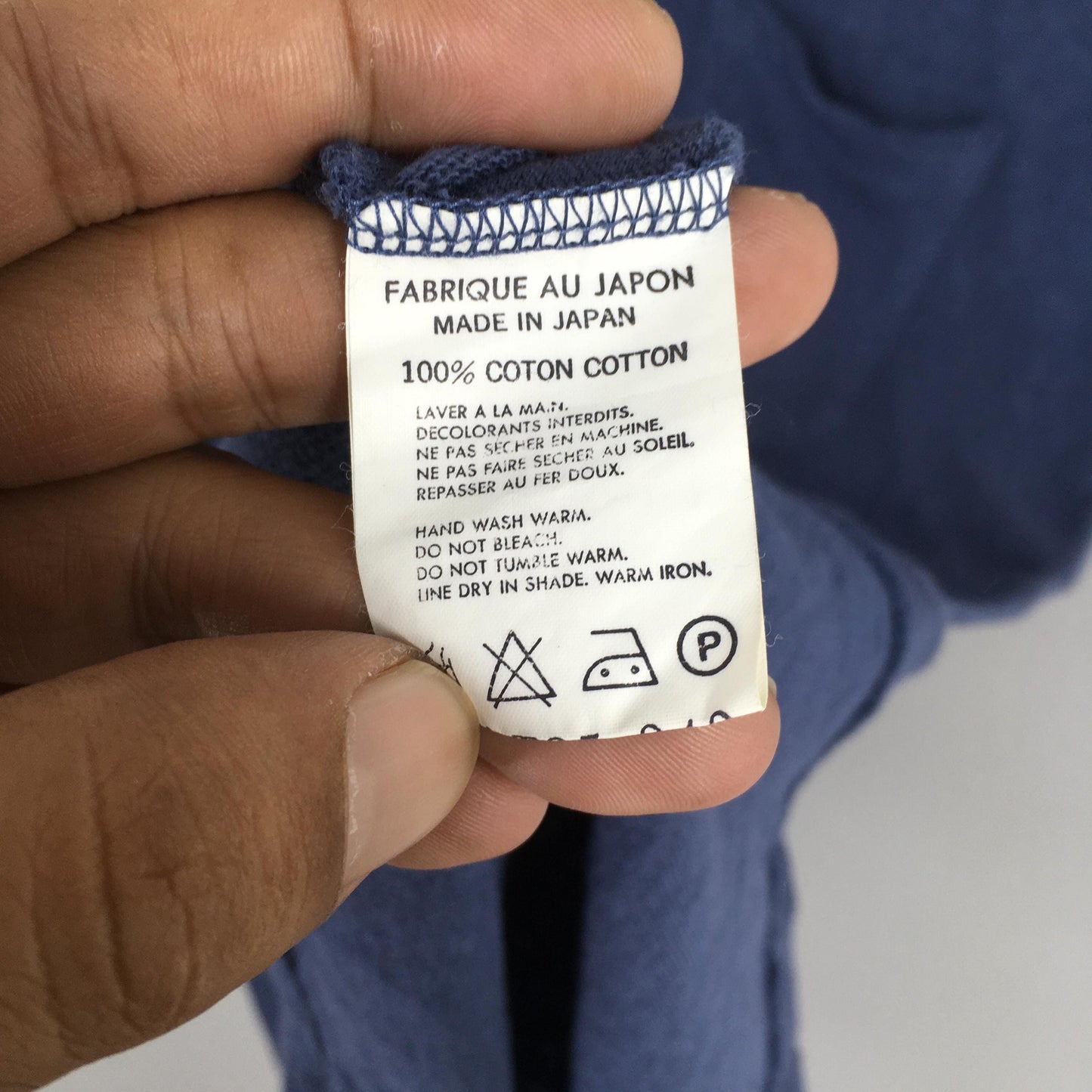 Yohji Yamamoto Blue Tshirt Medium