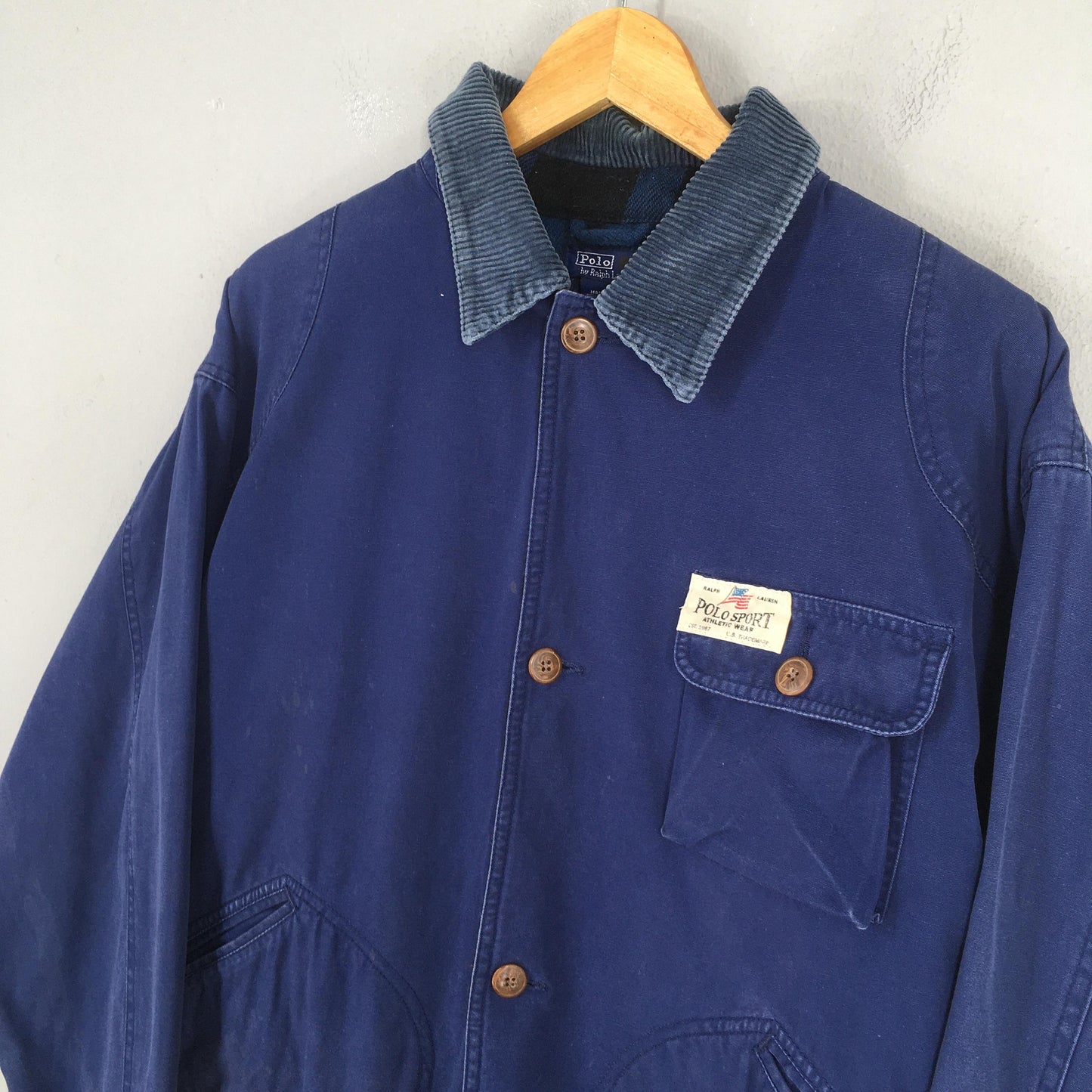 Polo Ralph Lauren Chore Duck Blue Jacket XLarge