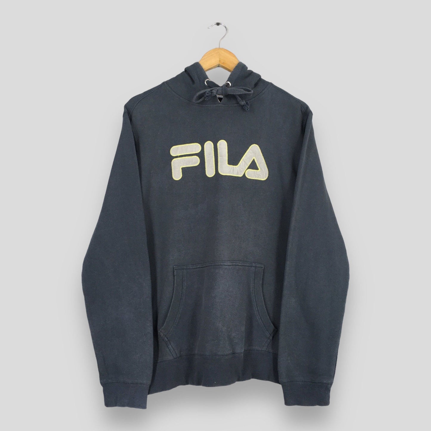 Fila Biella Italia Gray Hoodie Large