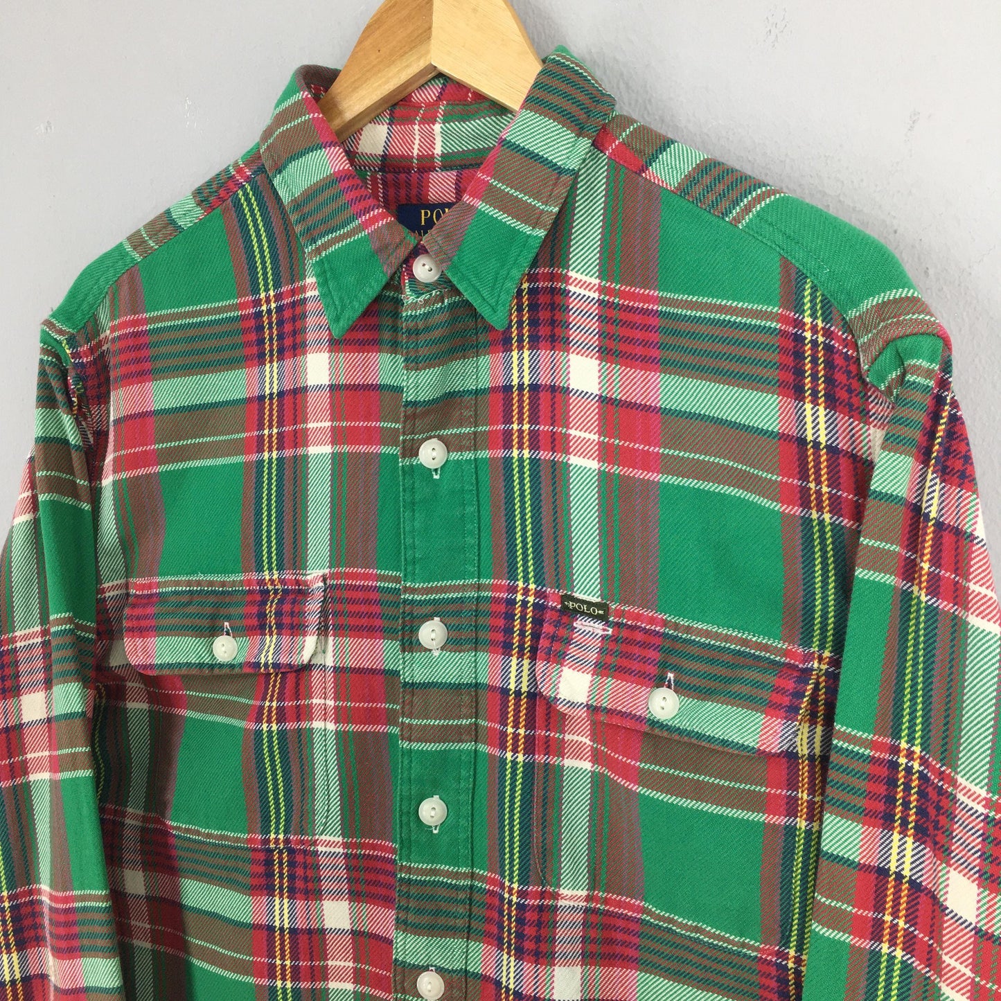 Polo Ralph Lauren Checkered Multicolor Shirt Large