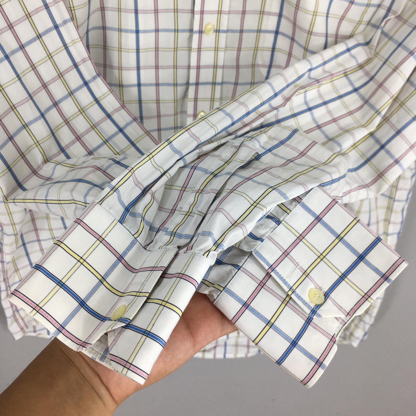 Lacoste Checkered Multicolor Shirt Medium