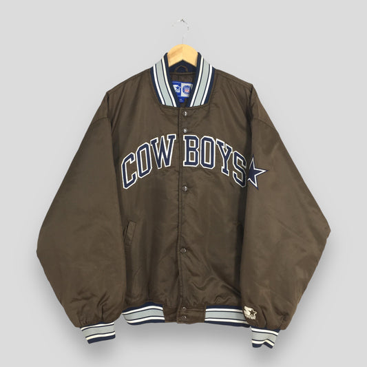 Dallas Cowboys NFL Varsity Satin Jacket XLarge